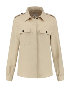 Рубашка в стиле милитари, бежевый Woolrich