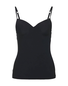 Бюстгальтер-рубашка Allure, формованные чашки, женский, черный Hanro