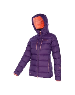 Женский пуховик, цвет fig purple/coral pink Trangoworld