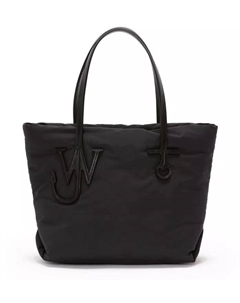 Маленькая объемная сумка тоут с якорем, черный Jw anderson