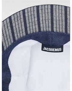 Завязанная шляпа-ведро Ле Боб Гаджо, темно-синий Jacquemus