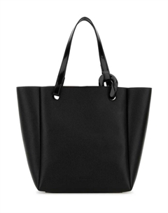 Стильная кожаная сумка шоппер., черный Jw anderson