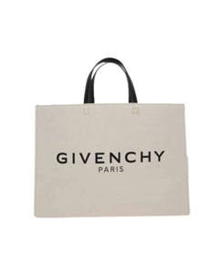 Сумка Тоут из холщовой ткани с принтом логотипа, бежевый Givenchy