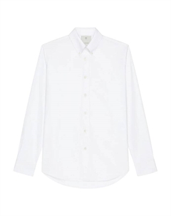 Хлопковая рубашка с монограммой 72, белый Givenchy