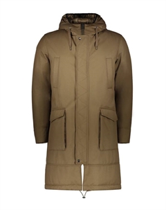 Утепленная парка с регулируемым капюшоном, зеленый Herno