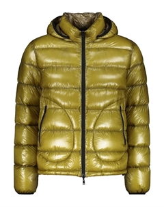 Двусторонний пуховик со съемным капюшоном., зеленый Herno