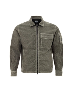 Рубашка из полиамида для мужчин из армейского полиэстера, цвет Army C.p. company