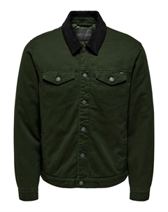 Джинсовая куртка Between-Season Jacket LOUIS, темно-зеленый Only & sons