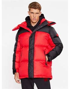 Пуховик стандартного кроя, красный Hugo