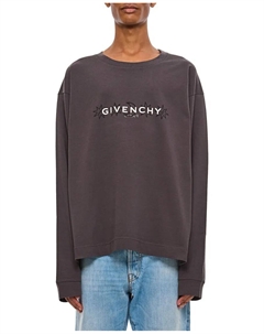 Хлопковая футболка, серый Givenchy