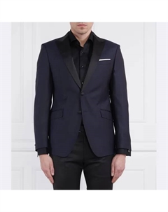 Элегантный пиджак узкого кроя Horace с добавлением шерсти, синий Joop