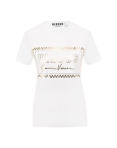 Хлопковая футболка Versus versace