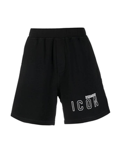 Шорты Бермуды Icon, черный Dsquared2