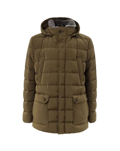 Зеленая куртка из полиэстера Herno