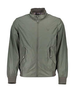 Зеленая мужская куртка из полиэстера Gant