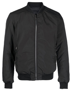 Бомбер на молнии, черный Moorer