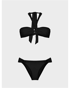 Купальник бра-бандо+бикини, черный Natayakim