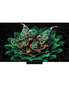 75" Телевизор TCL 75C7K QD-Mini LED QLED, 4K Ultra HD, черный, СМАРТ ТВ, Google TV Tcl