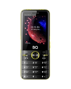 Сотовый телефон BQ Disco Boom 2842, черный/желтый Bq