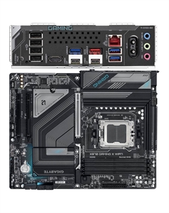 Материнская плата Gigabyte X870 Gaming X WiFi7 Socket-AM5 AMD X870 4xDDR5, 4xSATA3, RAID, 3xM.2, 3xPCI-E16x, 4xUSB3.2, 2xUSB3.2 Type C, DP, HDMI, 2.5Glan, WiFi, ATX Ret