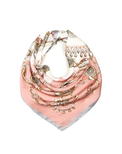 Платок с добавлением шелка с принтом Mellizos