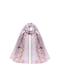 Палантин с добавлением шелка с принтом Mellizos