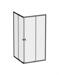 Душевой уголок Sunny W87G-403-12090-BT 120x90 см, черный матовый Am.pm.