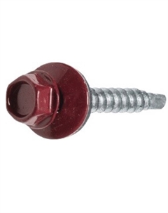 Саморез кровельный SMC2-101690-200, 4.8х29 мм цинк, шайба с прокл., PT1, RAL 3003 (200 шт в карт. уп.) Starfix