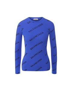Пуловер с логотипом бренда Balenciaga