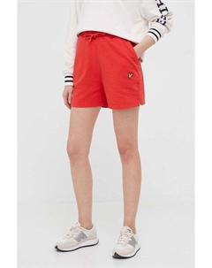 Хлопковые шорты, красный Lyle & scott