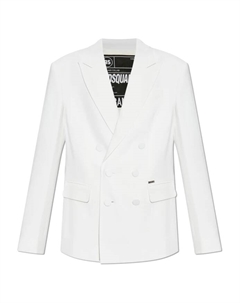 Двубортный пиджак, белый Dsquared2