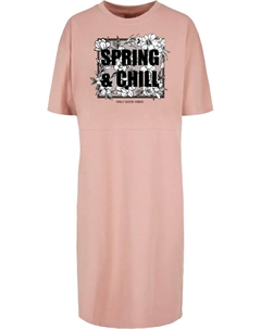 Платье-рубашка "Женское женское платье-футболка с разрезом на весну и холод " " (1 шт.), цвет Duskrose Merchcode