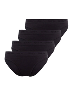 Трусы Slip 4er Pack, черный Skiny