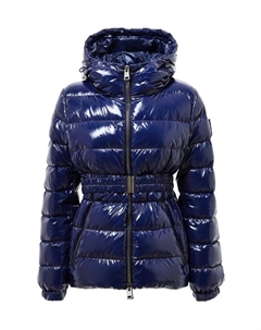 Утепленная куртка со съемным поясом, синий Herno