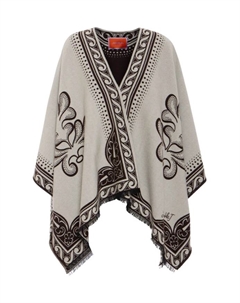 Пончо, бежевый La doublej