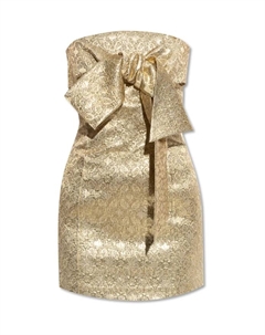 Короткое платье с открытыми плечами, желтый Dsquared2