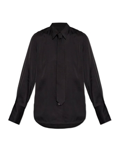 Рубашка с прикрепленным галстуком, черный Paul smith