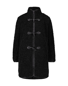 Зимнее пальто, воротник стойка, женское, цвет 9105 Black Beauty Zero