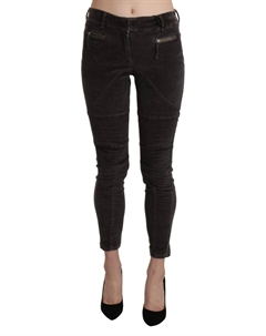 Шикарные коричневые укороченные брюки-капри Ermanno scervino