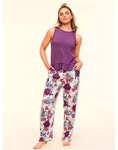 Майка Aerys + комплект для сна с длинными брюками, цвет Wellesley Floral Adore me