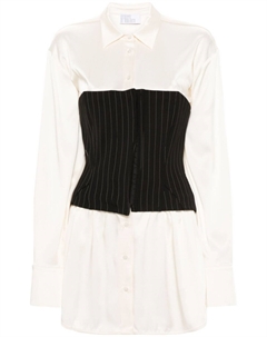 Платье мини с корсетом, серый Giuseppe di morabito