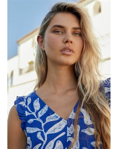 Летнее платье REGULAR FIT, синий Next