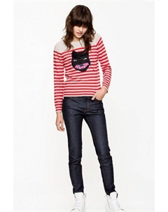 Серый кашемировый женский свитер Zadig&voltaire