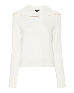 Рубашка поло из шелкового кашемира, белый Joseph