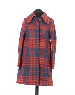 Красное шерстяное женское пальто Jacob cohen