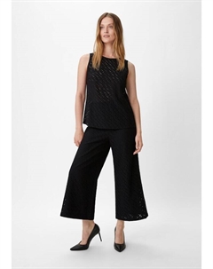 Тканевые брюки, черный Comma,