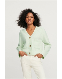 Кардиган с V-образным вырезом и карманами, зеленый Next