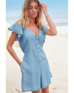 Летний комбинезон из тенселя, синий Next