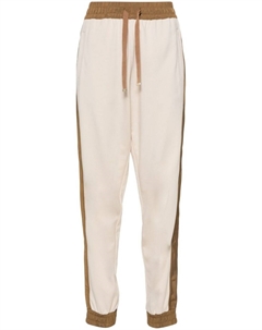 Спортивные брюки со вставками, нейтральный цвет Herno