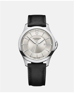 Мужские часы Victoallia V241905 из черной кожи, черный Victorinox